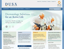 Tablet Screenshot of dusapharma.com